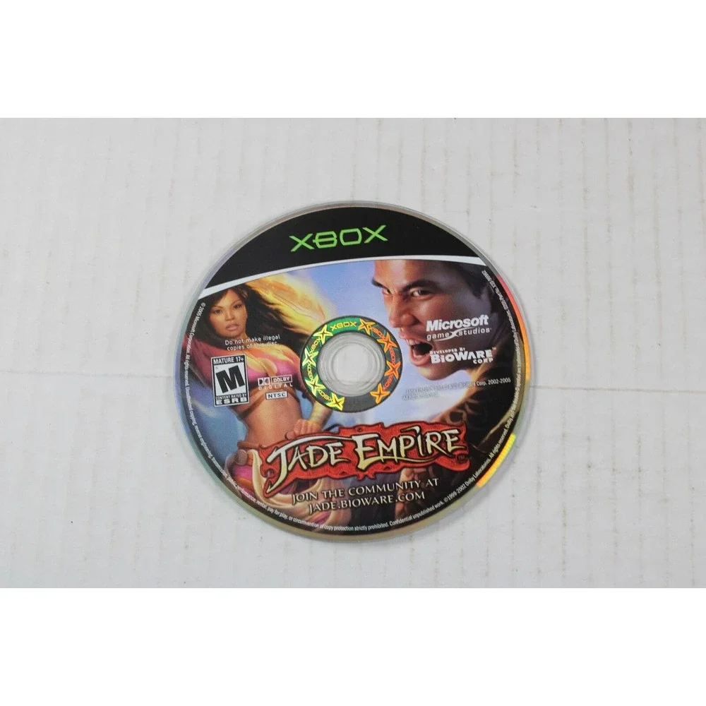 Jade Empire (Microsoft Xbox, 2005) Authentic, game disc only, tested/works